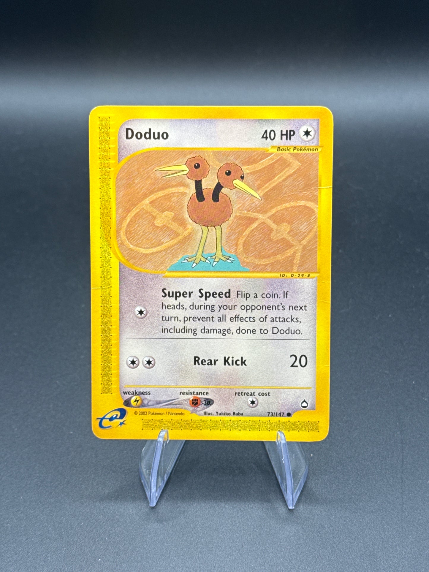 Pokémon TCG: 2002 Doduo 73/147 -  Aquapolis