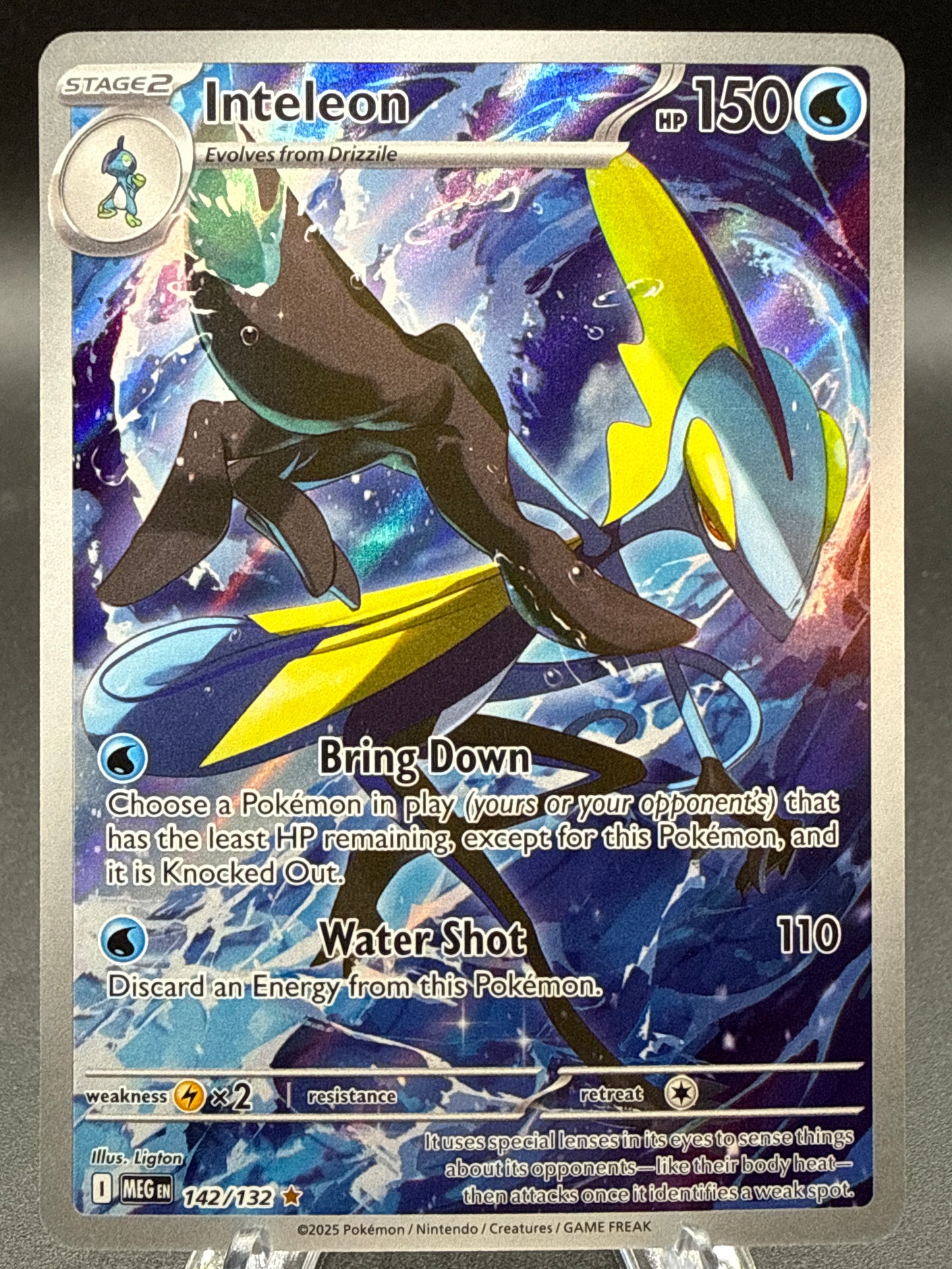 Pokémon TCG: 2025 Inteleon - 142/132 - MEG: Mega Evolution