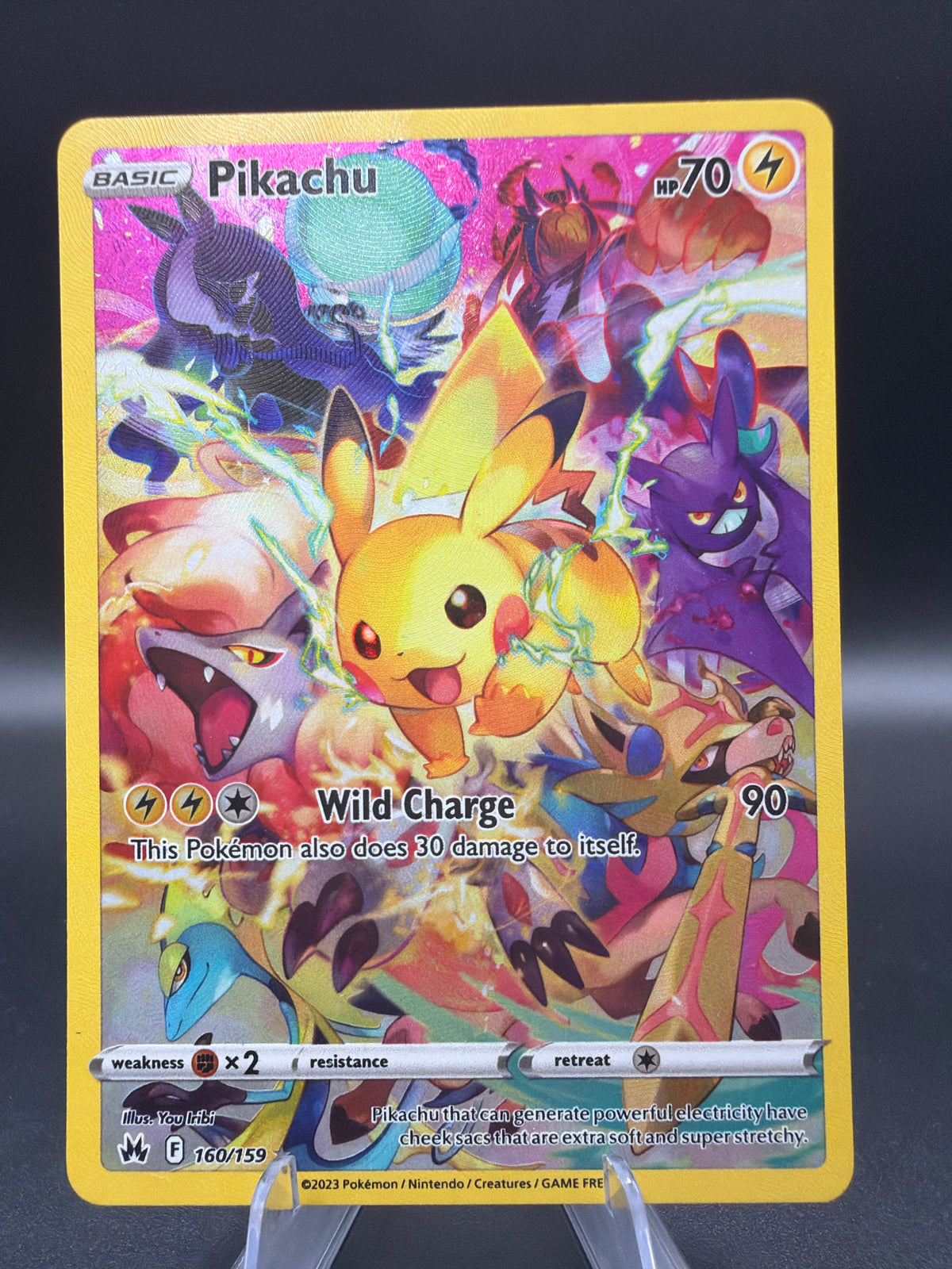 Pokémon TCG: 2023 Pikachu - 160/159 - SWSH: Crown Zenith