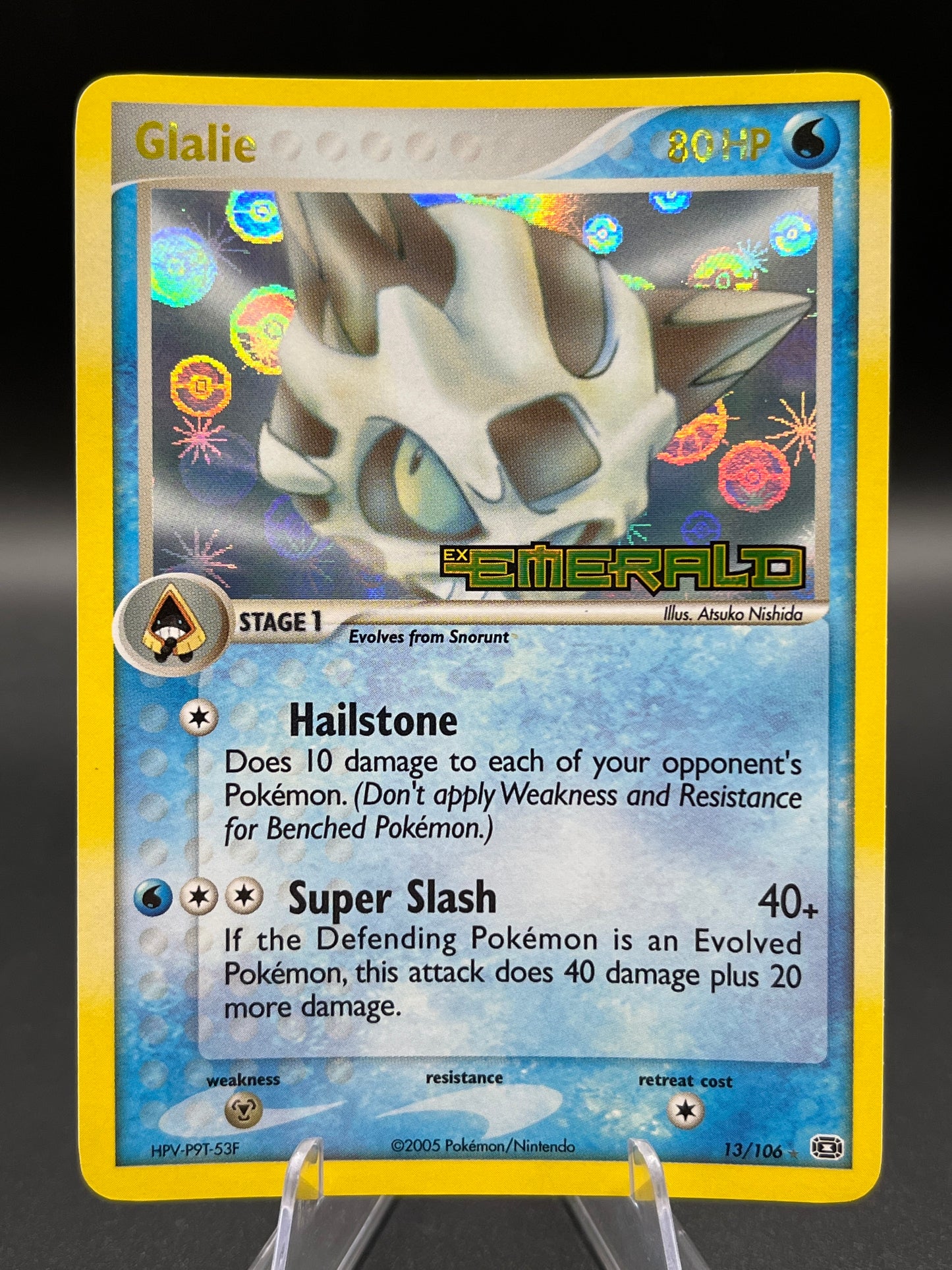 Pokémon TCG: 2005 Glalie 13/106 - Emerald Reverse Holo