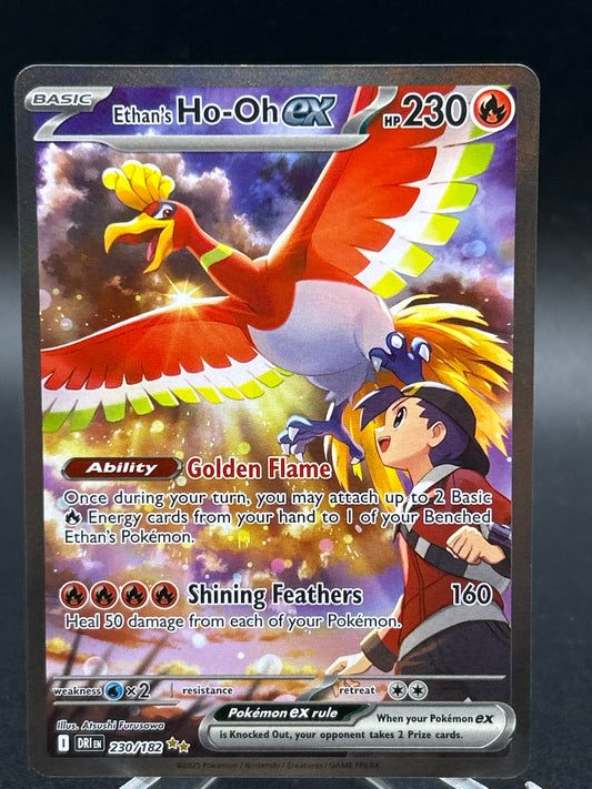 Pokémon TCG: 2025 Ethan's Ho-oh ex 230/182 SV: Destined Rivals
