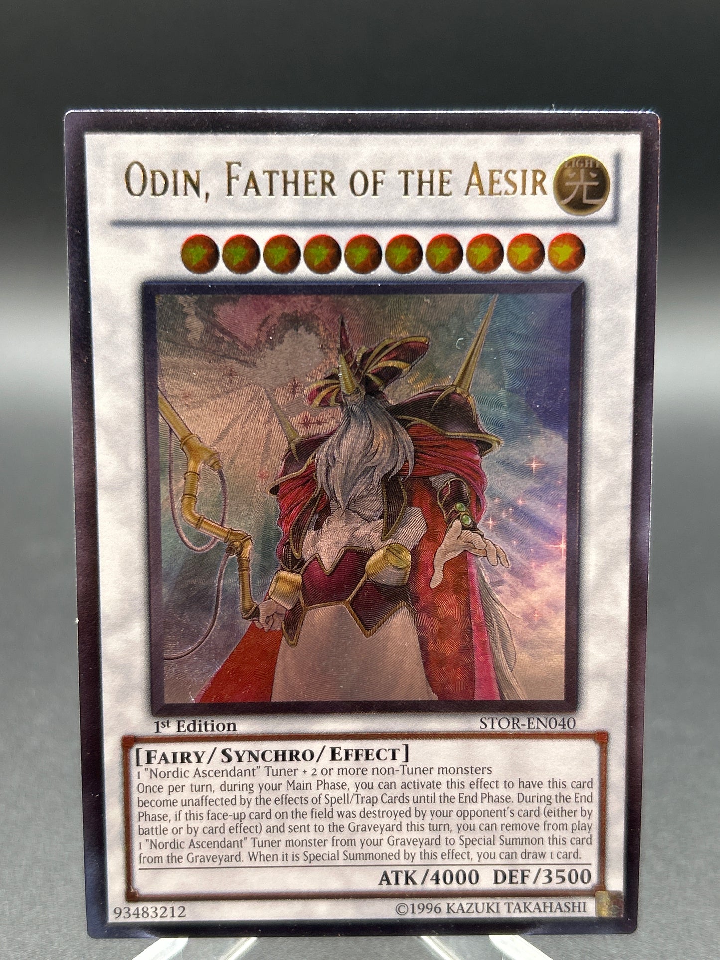 Yu-Gi-Oh! TCG: Odin, Father of the Aesir (UTR) STOR-EN040 - Storm of Ragnarok