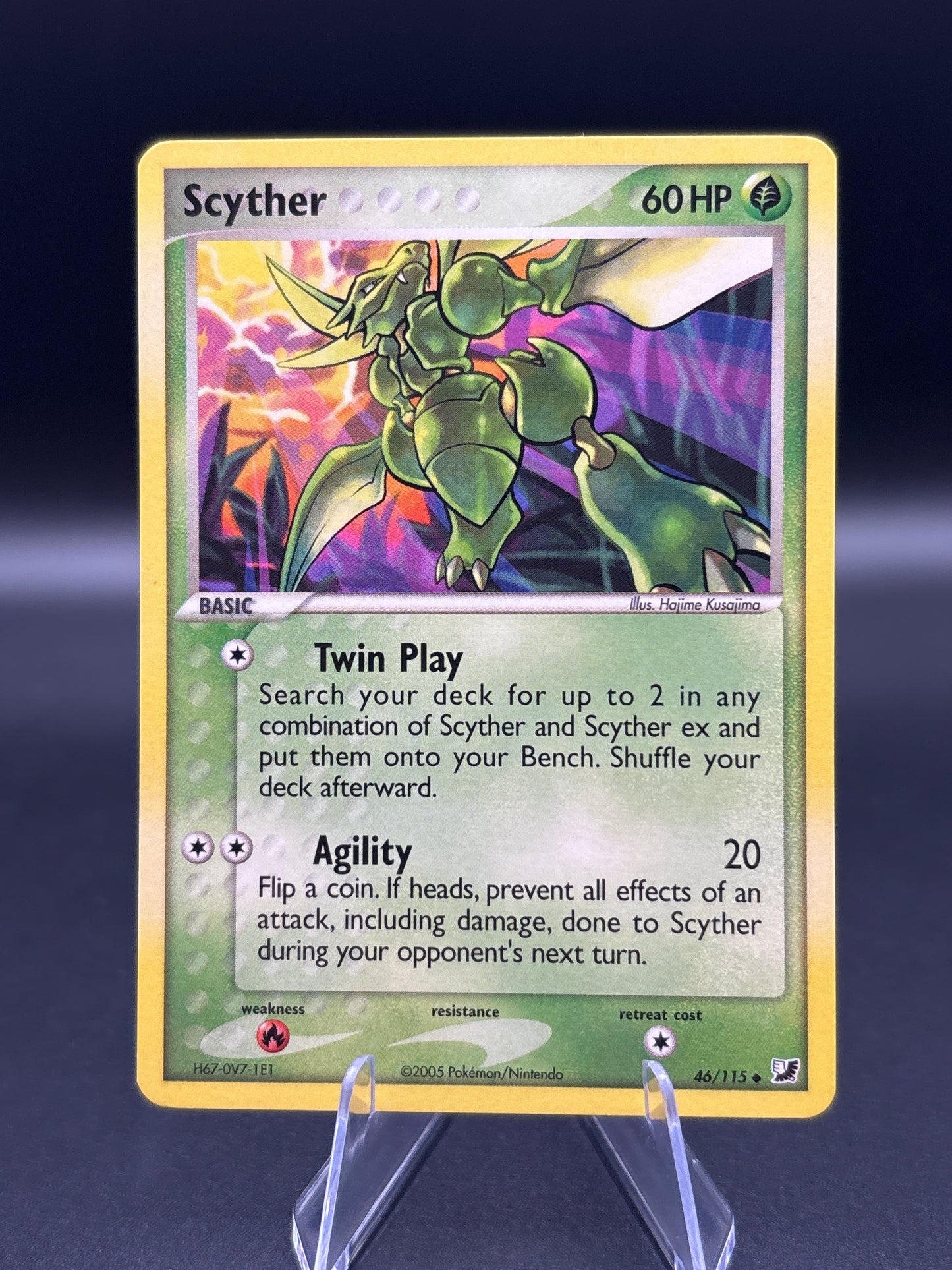 Pokémon TCG: 2005 Scyther - 46/115 - Unseen Forces