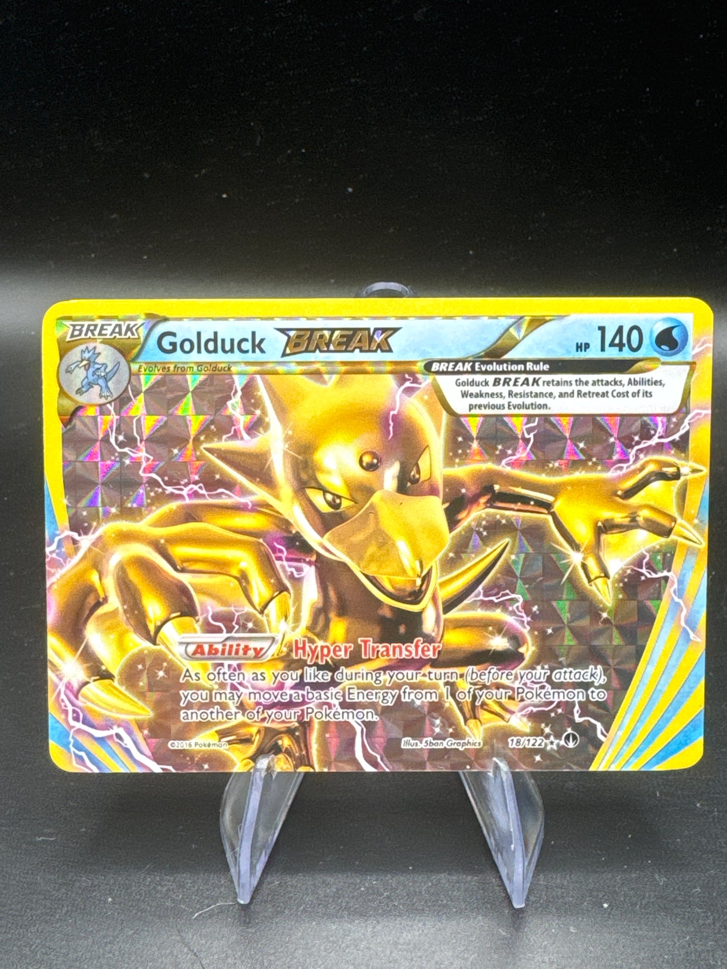 Pokémon TCG: 2016 Golduck Break - 18/122 - XY: BREAKpoint