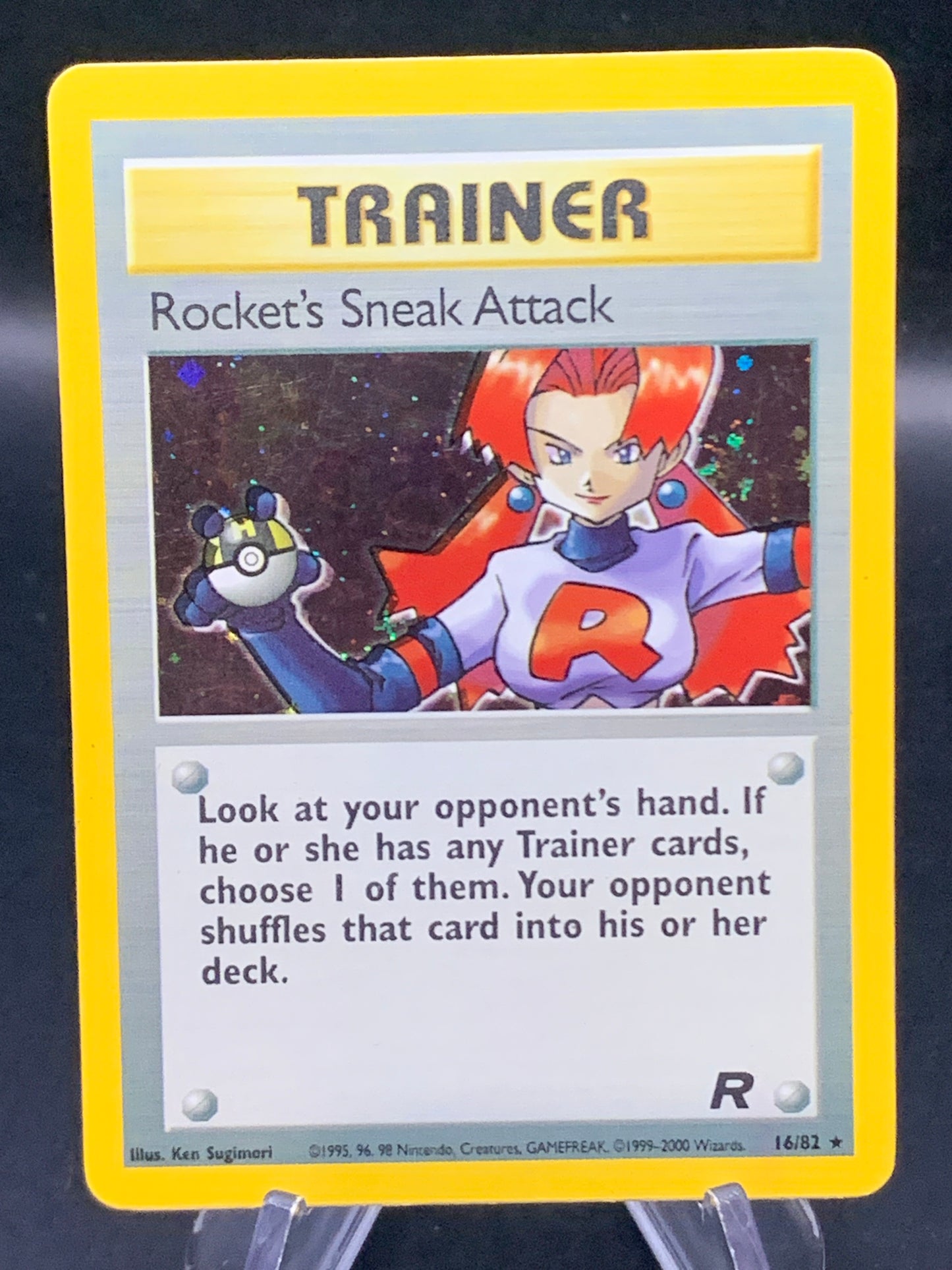 Pokémon TCG: 2000 Rocket’s Sneak Attack 16/82 Team Rocket Holo