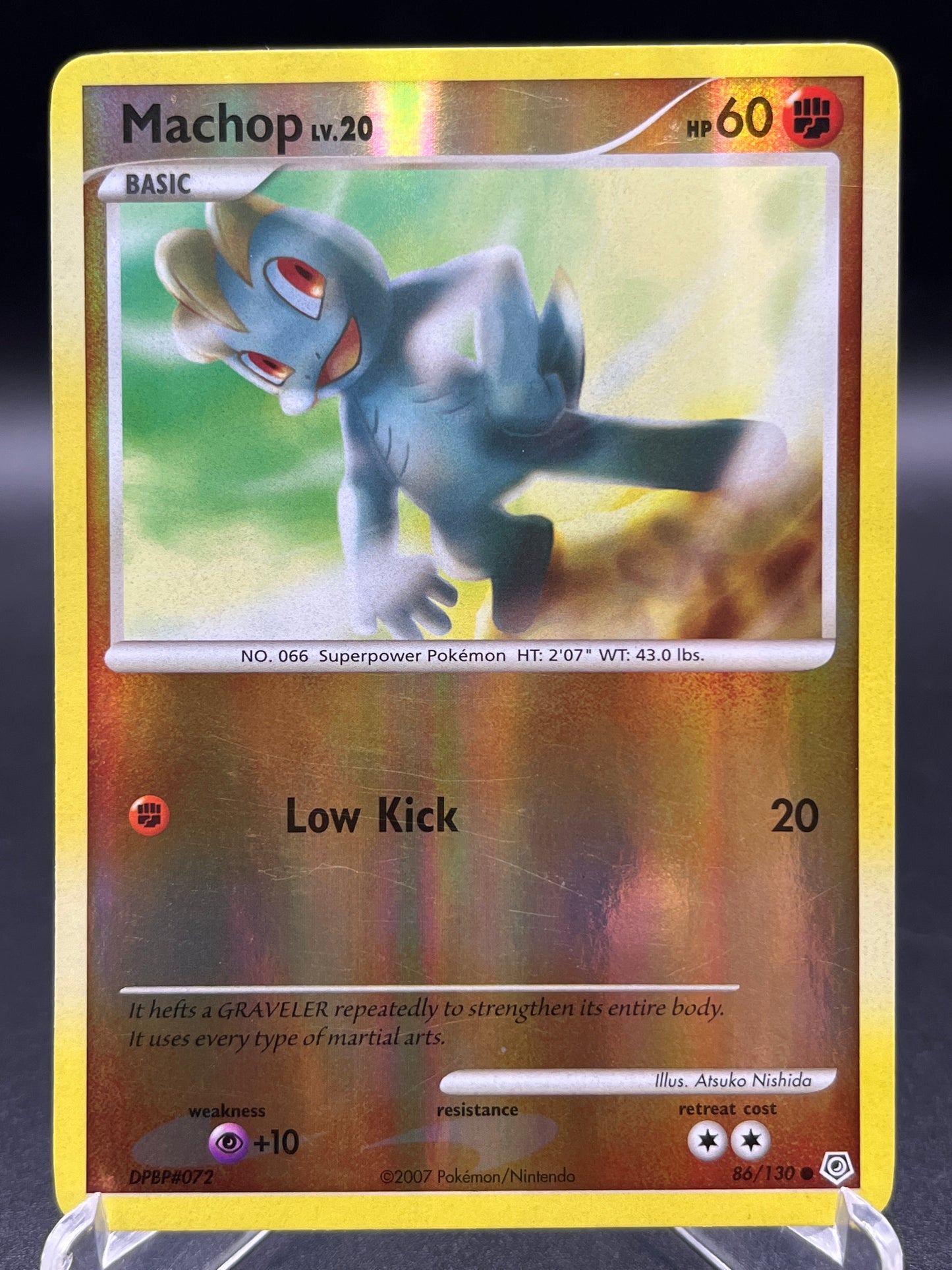 Pokémon TCG: 2007 Machop Lv. 20 86/130 - Diamond and Pearl