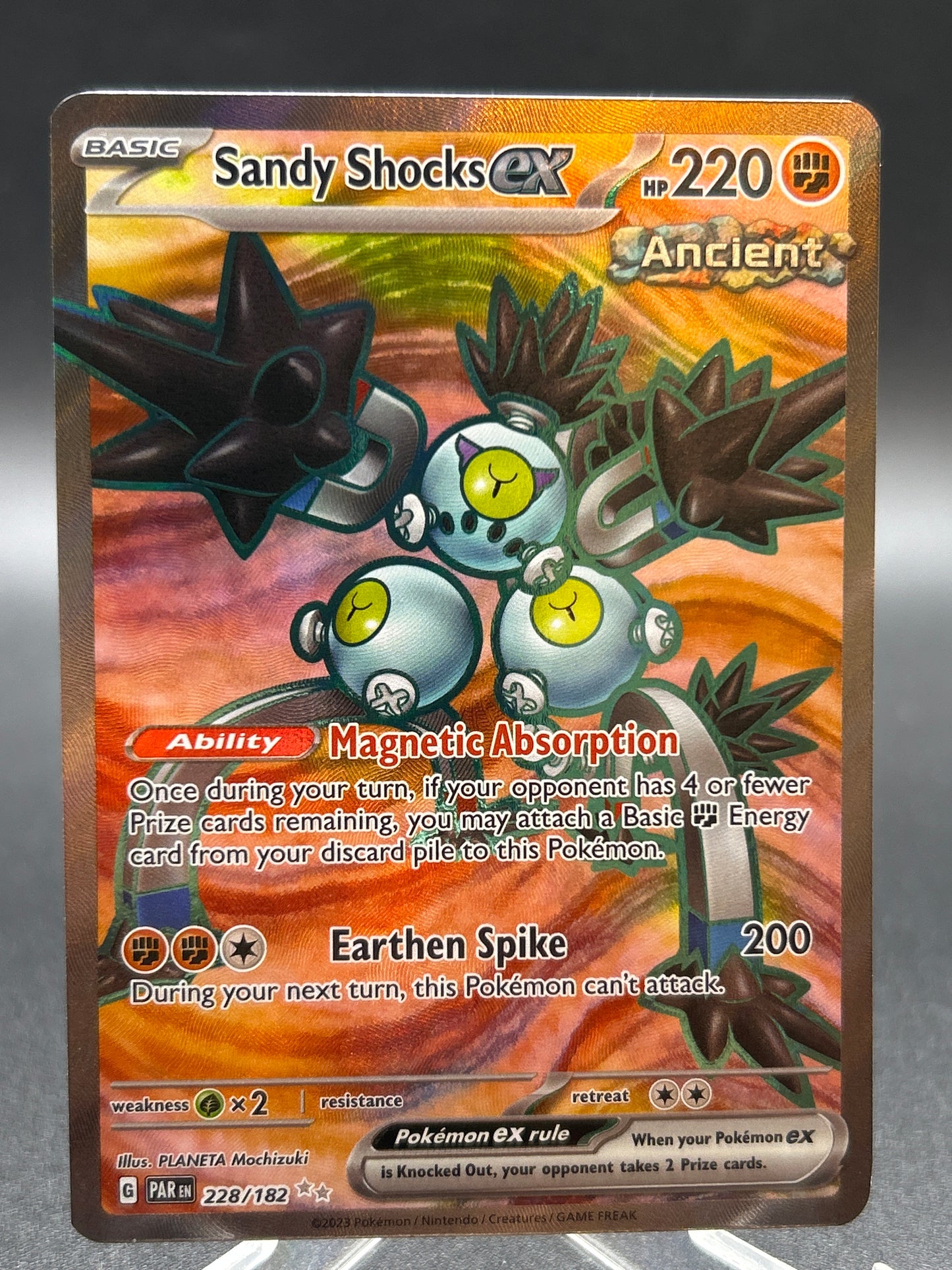 Pokemon TCG: 2023 Sandy Shocks ex 228/182 Paradox Rift