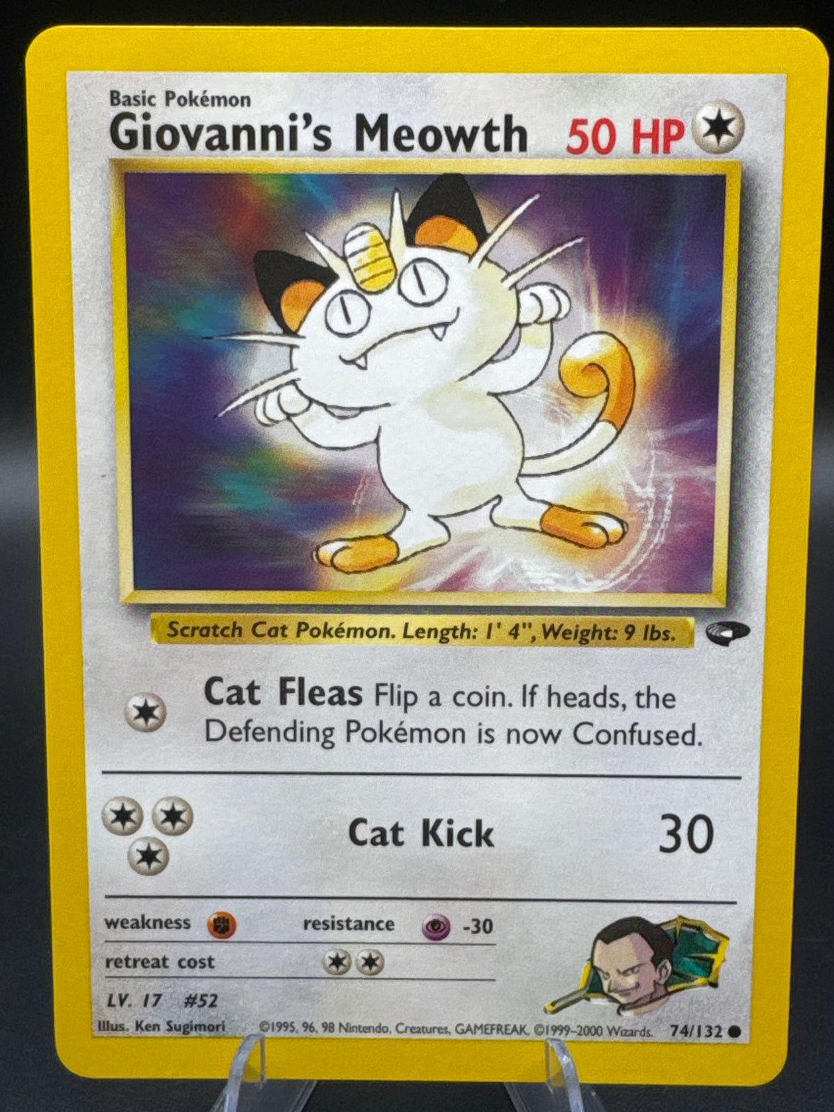 Pokémon TCG: 2000 Giovanni's Meowth (74) - Gym Challenge (G2)