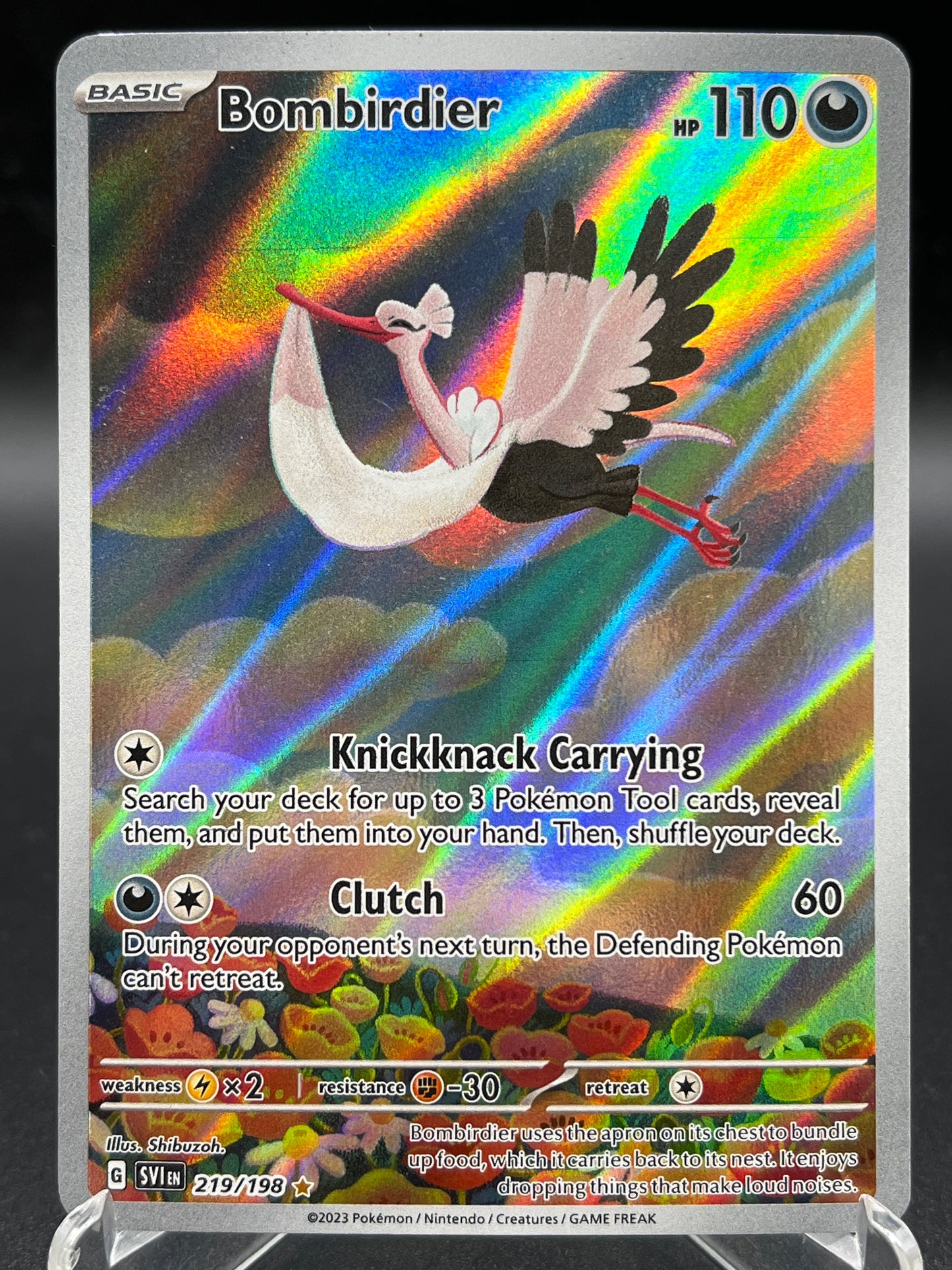 Pokémon TCG: 2023 Bombirdier 219/198 SV: Scarlet & Violet Base Set
