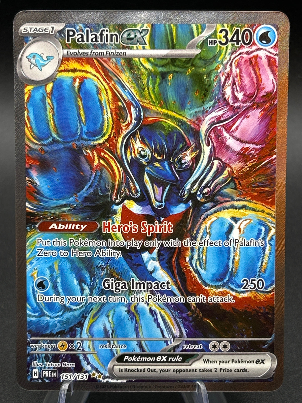 Pokémon TCG: 2025 - Palafin ex - 151/131 - SV: Prismatic Evolutions