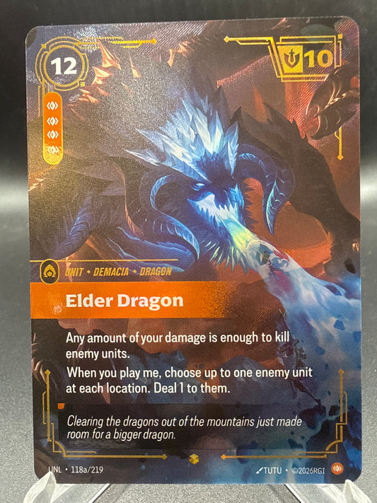 Riftbound TCG: 2026 Elder Dragon (Alternate Art) - Unleashed (UNL)