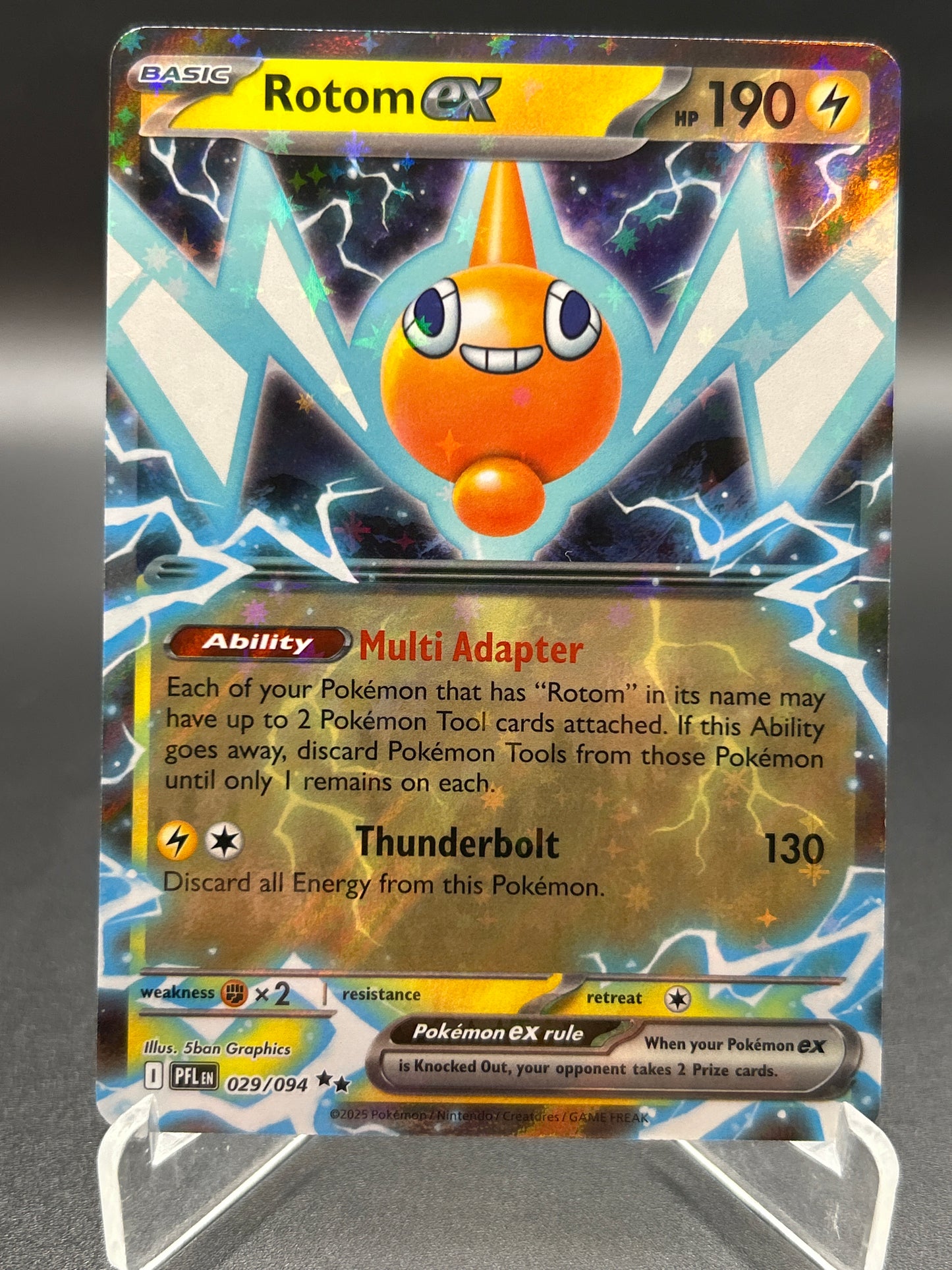 Pokémon TCG: 2025 Rotom ex 029/094 PFL: Phantasmal Flames