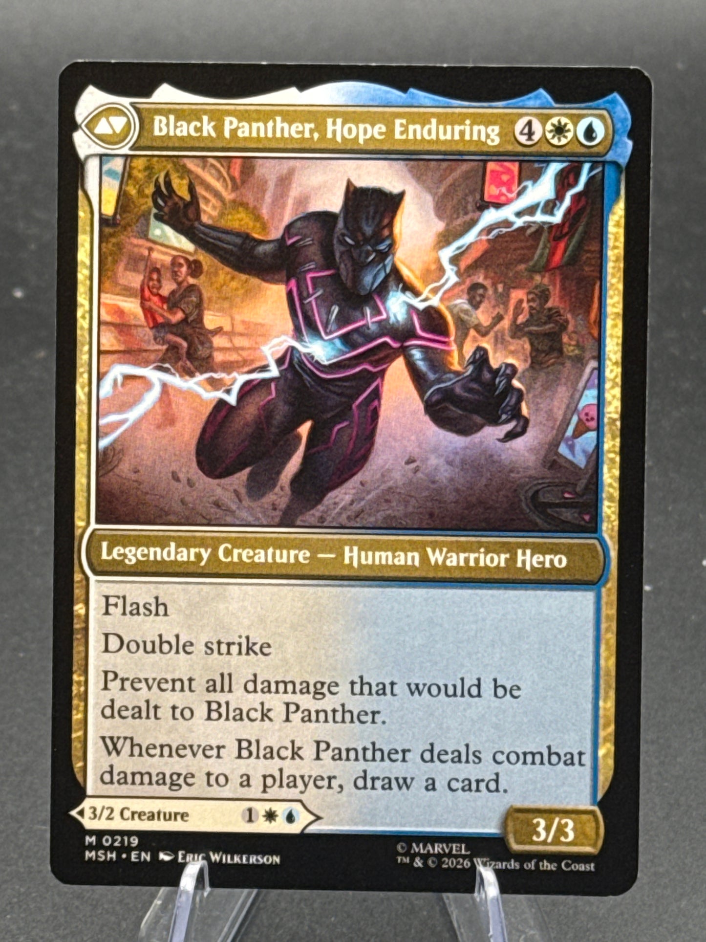 MTG TCG:  King T'Challa M 0219 - Marvel Super Heroes