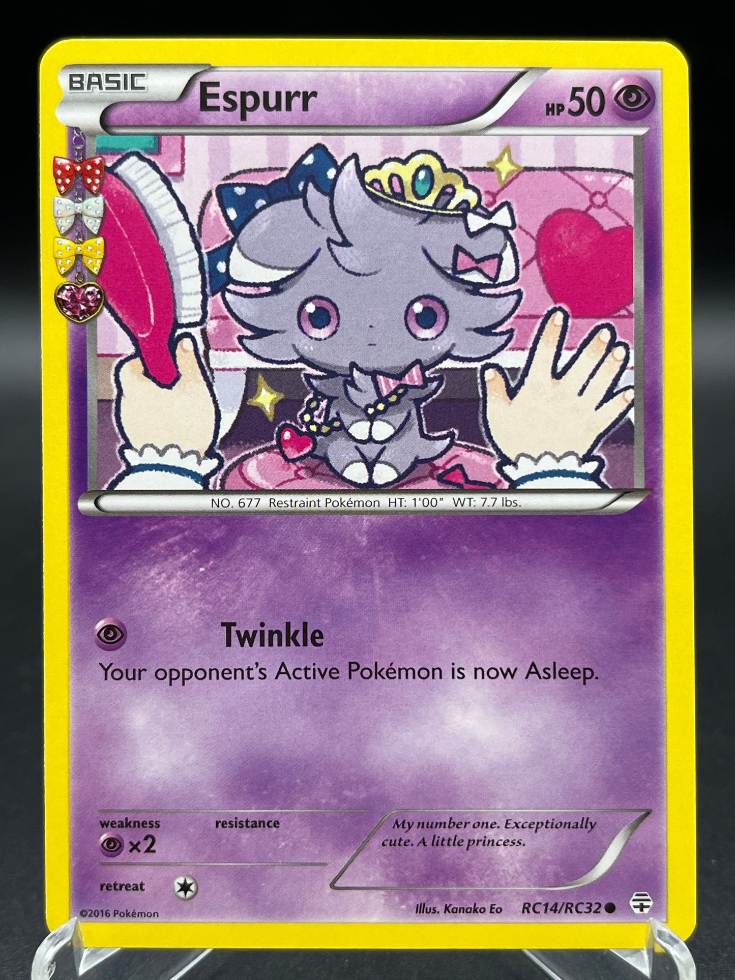 Pokémon TCG: 2016 Espurr RC14/RC32 XY: Generations Radiant Collection