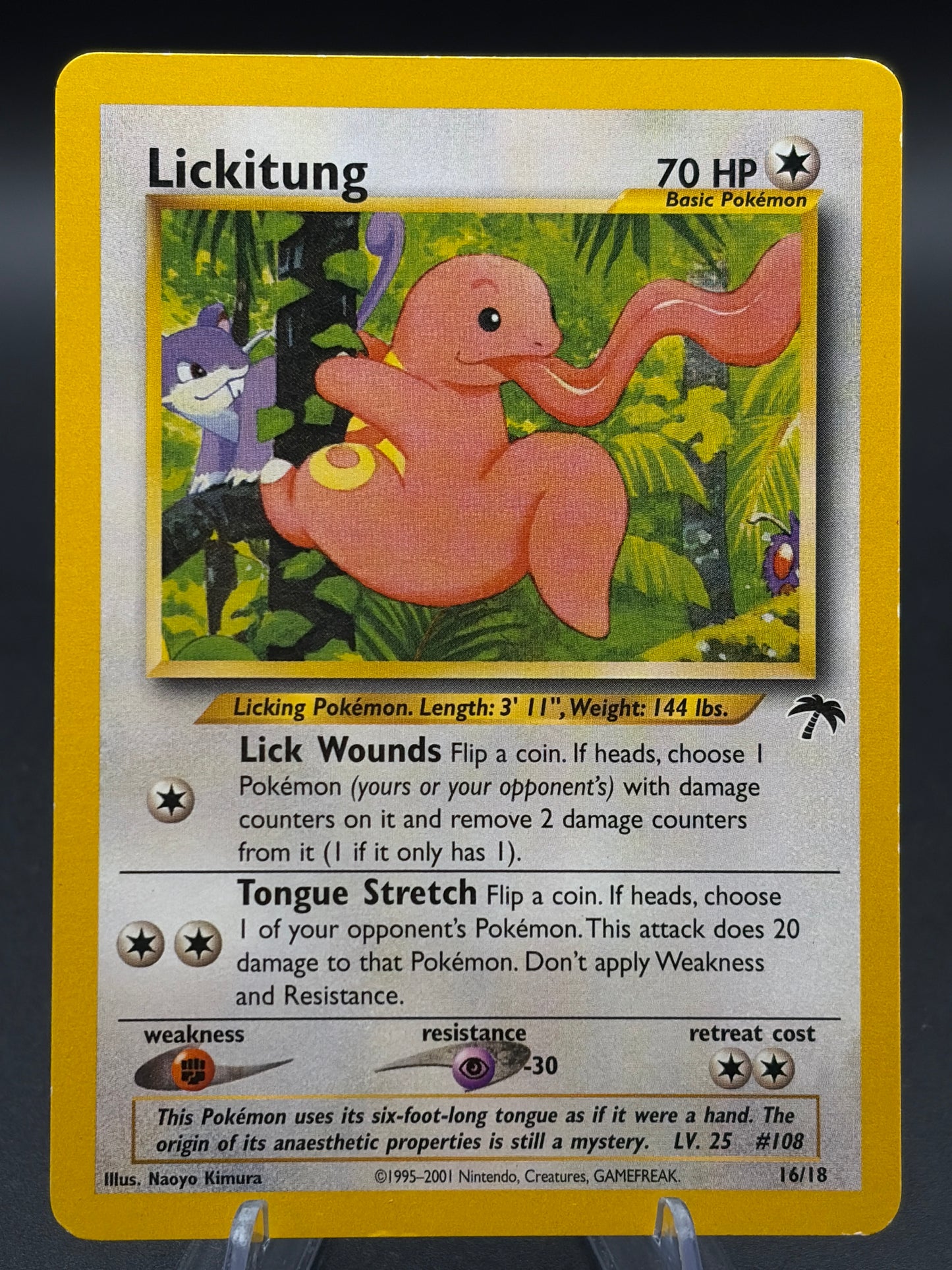 Pokémon TCG: 2001 Lickitung 16/18 Southern Islands Promo MP