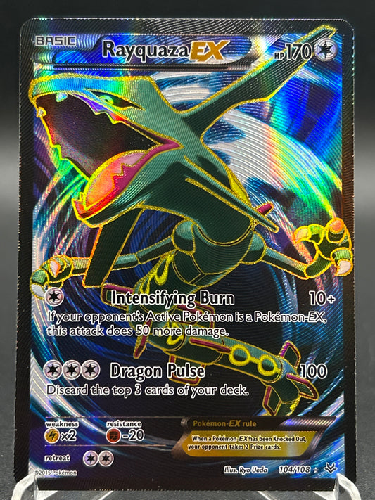 Pokemon TCG 2015 Rayquaza ex 104/108 XY Roaring Skies