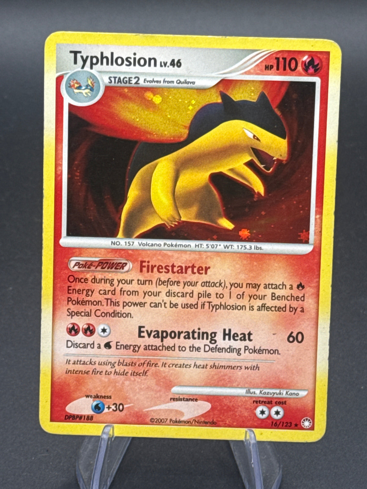 Pokémon TCG: 2008 Typhlosion 16/123 Mysterious Treasures