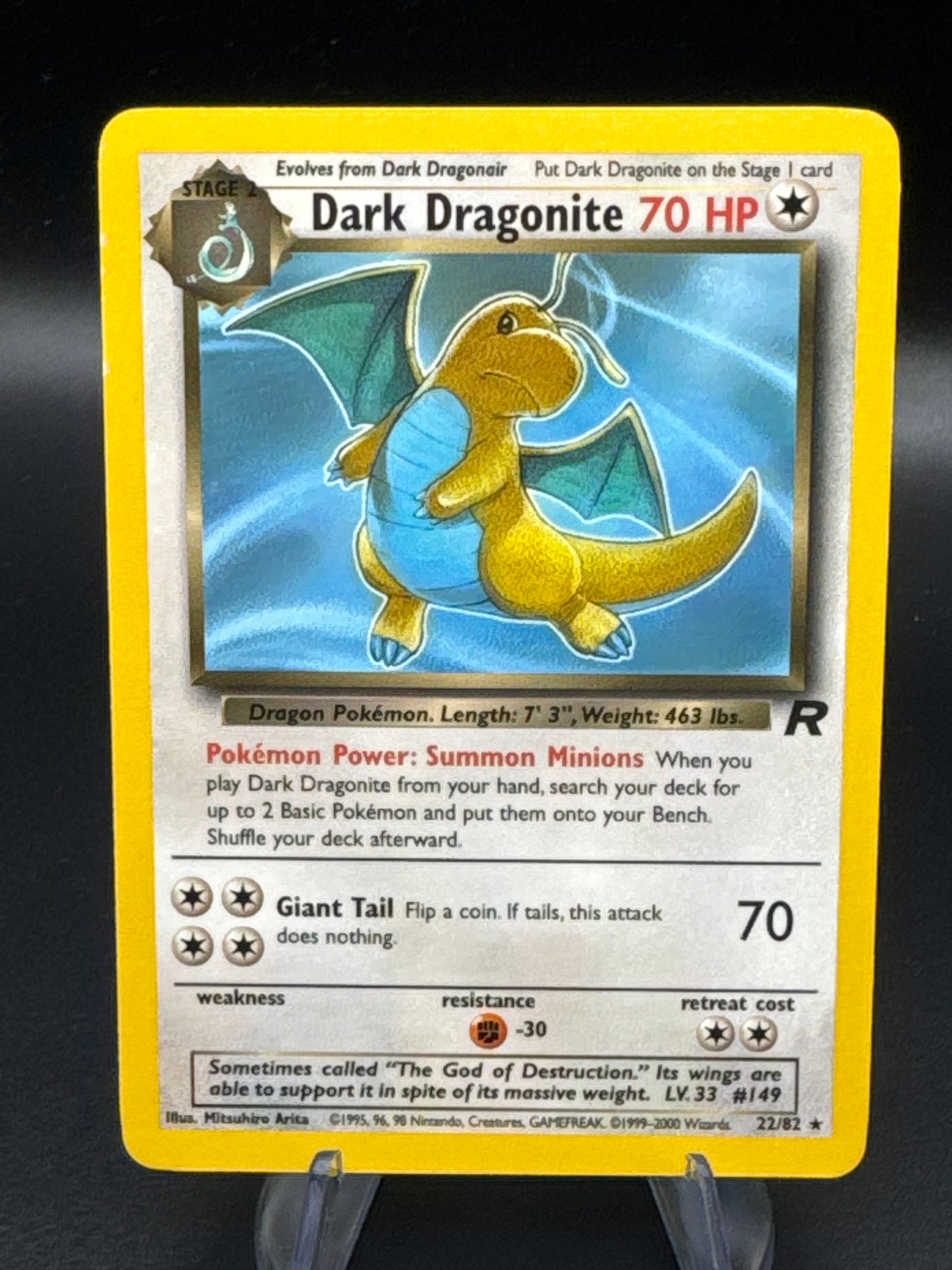 Pokémon TCG: 1999 Dark Dragonite 22/82 Team Rocket
