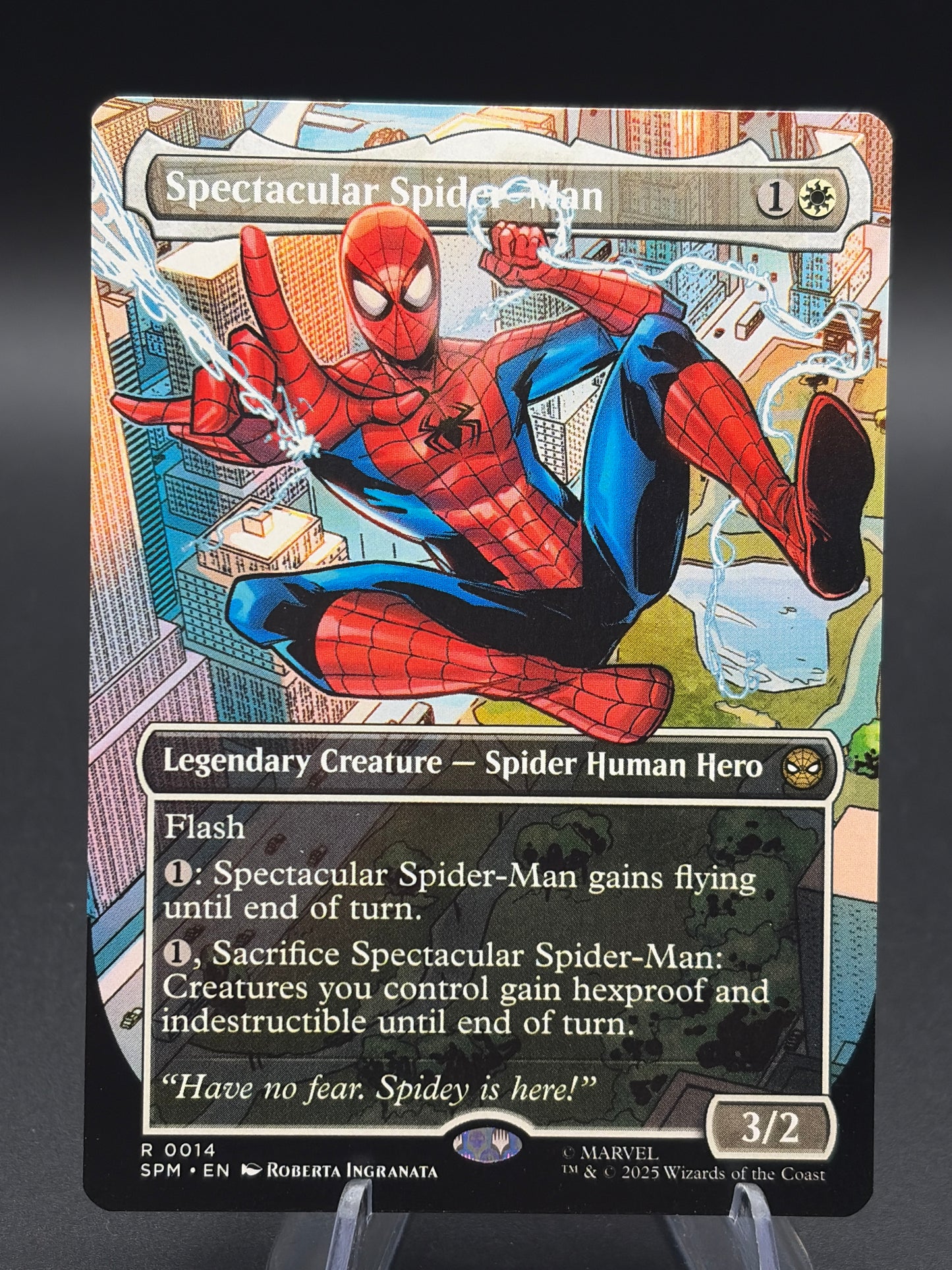 MTG TCG: 2025 MTG Spectacular Spider-Man (Borderless) - Marvel's Spider-Man (SPM)