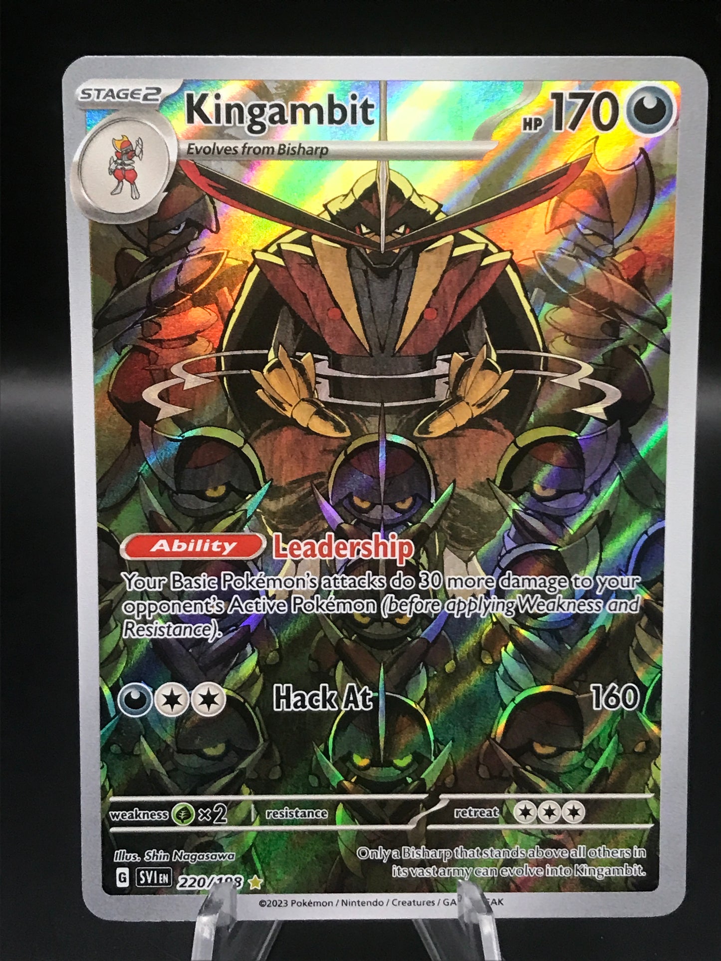 Pokémon TCG: 2023 Kingambit 220/198 SV: Scarlet & Violet Base Set