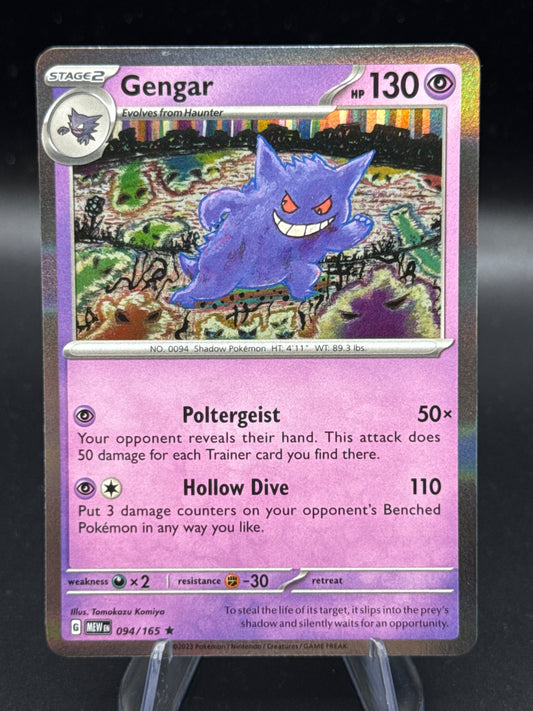 Pokémon TCG: 2023 Gengar - 094/165 SV: Scarlet & Violet 151 (MEW)