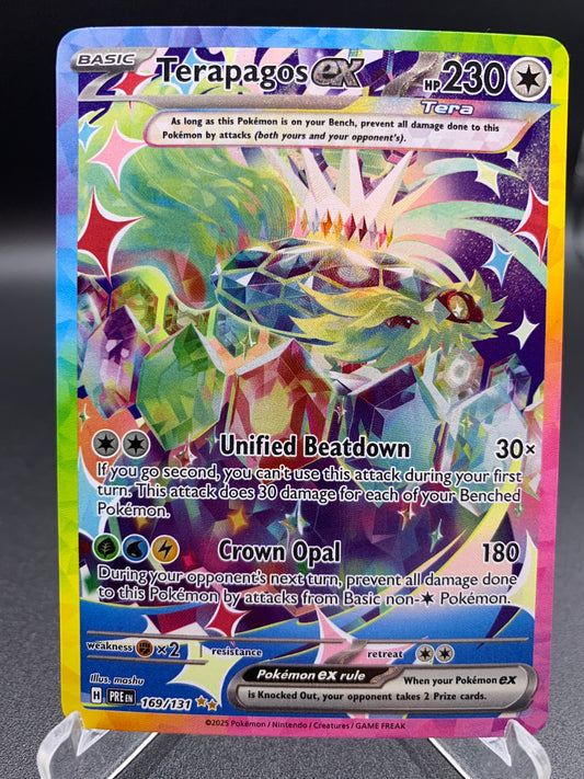 Pokémon TCG: 2024 Terapagos ex - 169/131 Prismatic Evolutions
