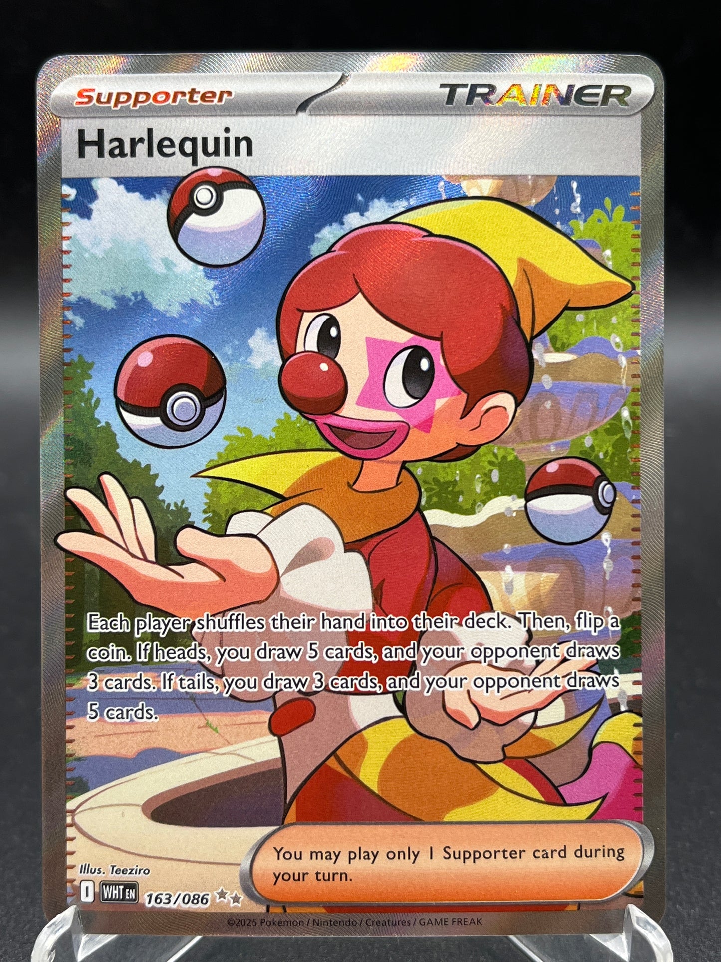 Pokémon TCG: 2025 Harlequin - 163/086 - SV: White Flare