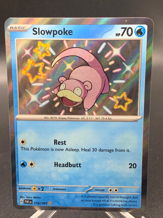 Pokémon TCG: 2024 Slowpoke - 116/091 SV: Paldean Fates