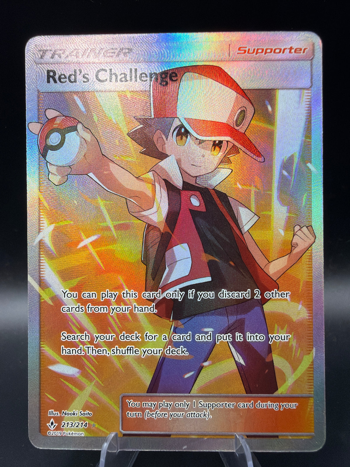 Pokémon TCG: 2019 Red's Challenge 213/214 - Unbroken Bonds (Copy)