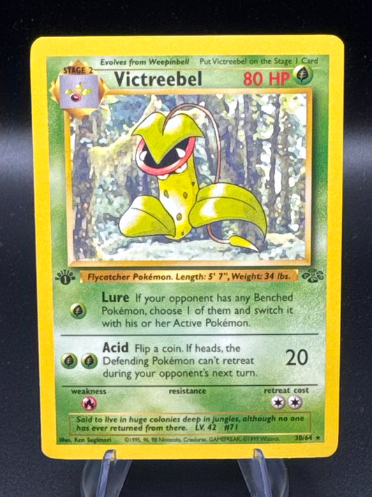 Pokémon TCG 1995 - Victreebel 30/64 - Jungle - 1st Edition Non-holo