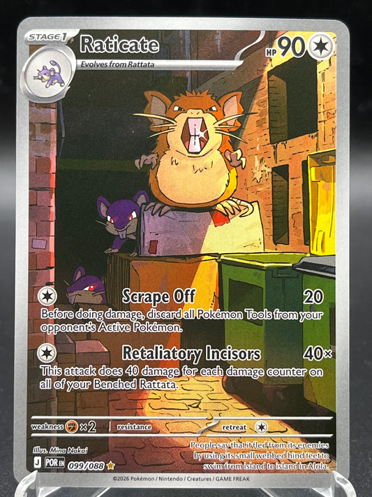 Pokémon TCG: 2026 Raticate - 099/088 - ME03: Perfect Order