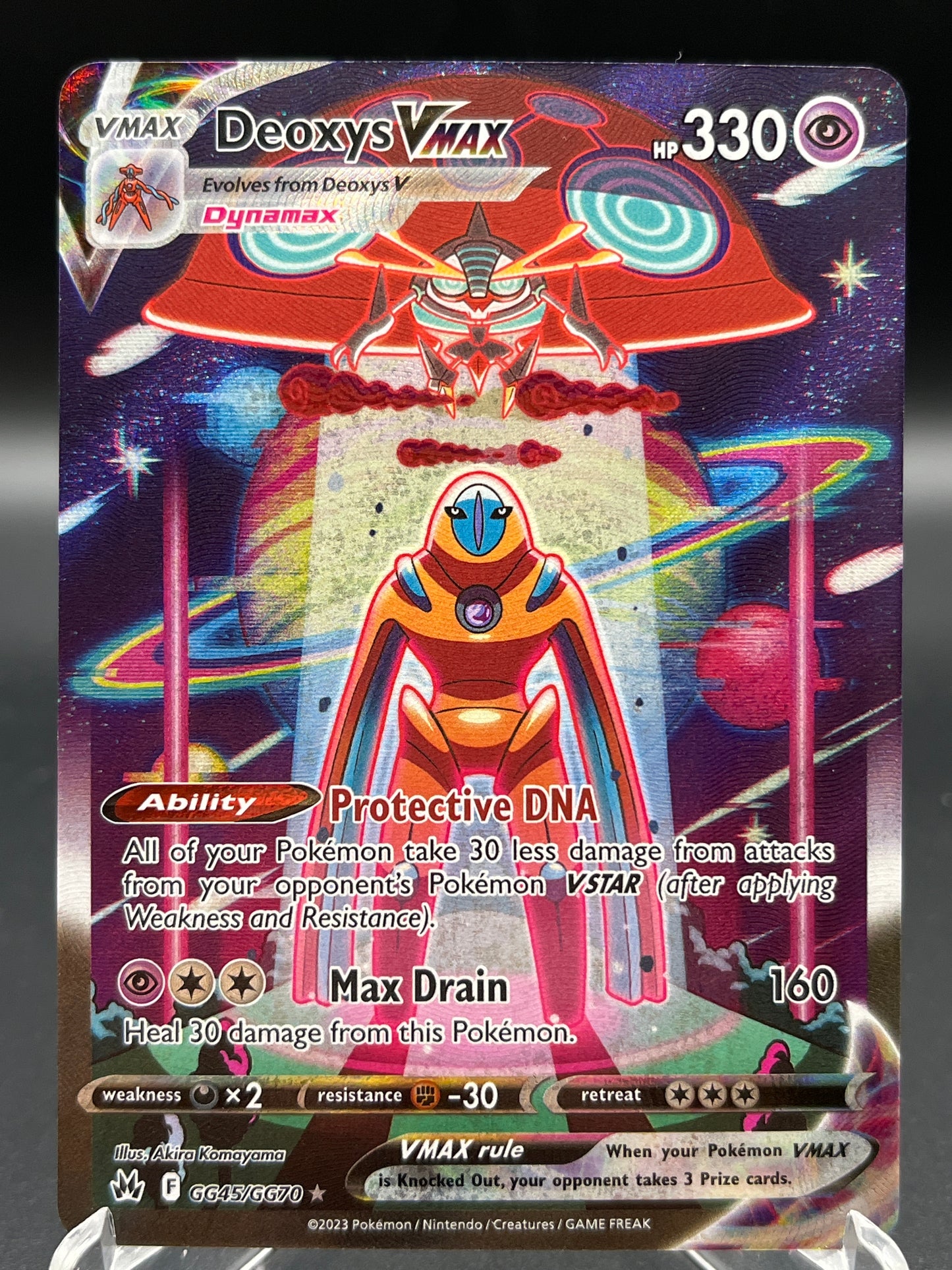 Pokémon TCG: 2023 Deoxys VMAX GG45/ GG70 SWSH: Crown Zenith Galarian Gallery