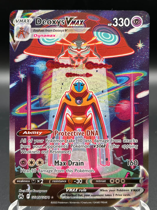 Pokémon TCG: 2023 Deoxys VMAX GG45/ GG70 SWSH: Crown Zenith Galarian Gallery