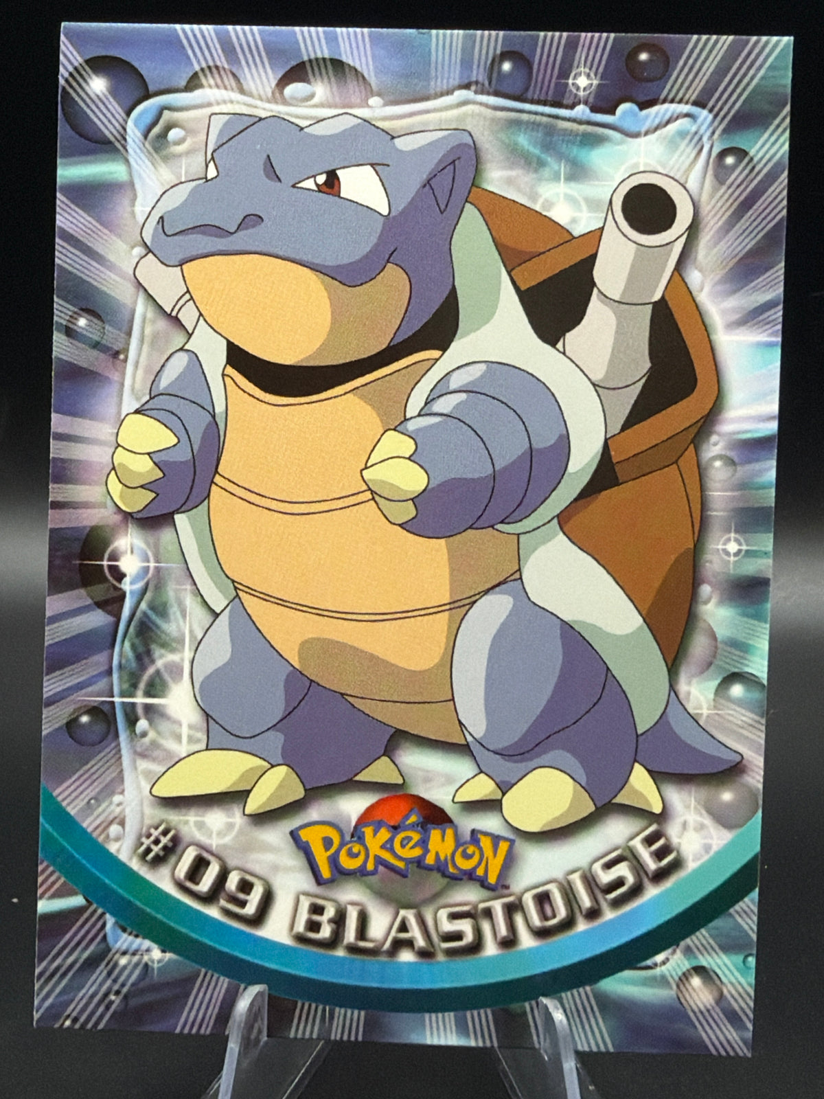 Pokémon: Blastoise #09 Topps TV Animation Edition
