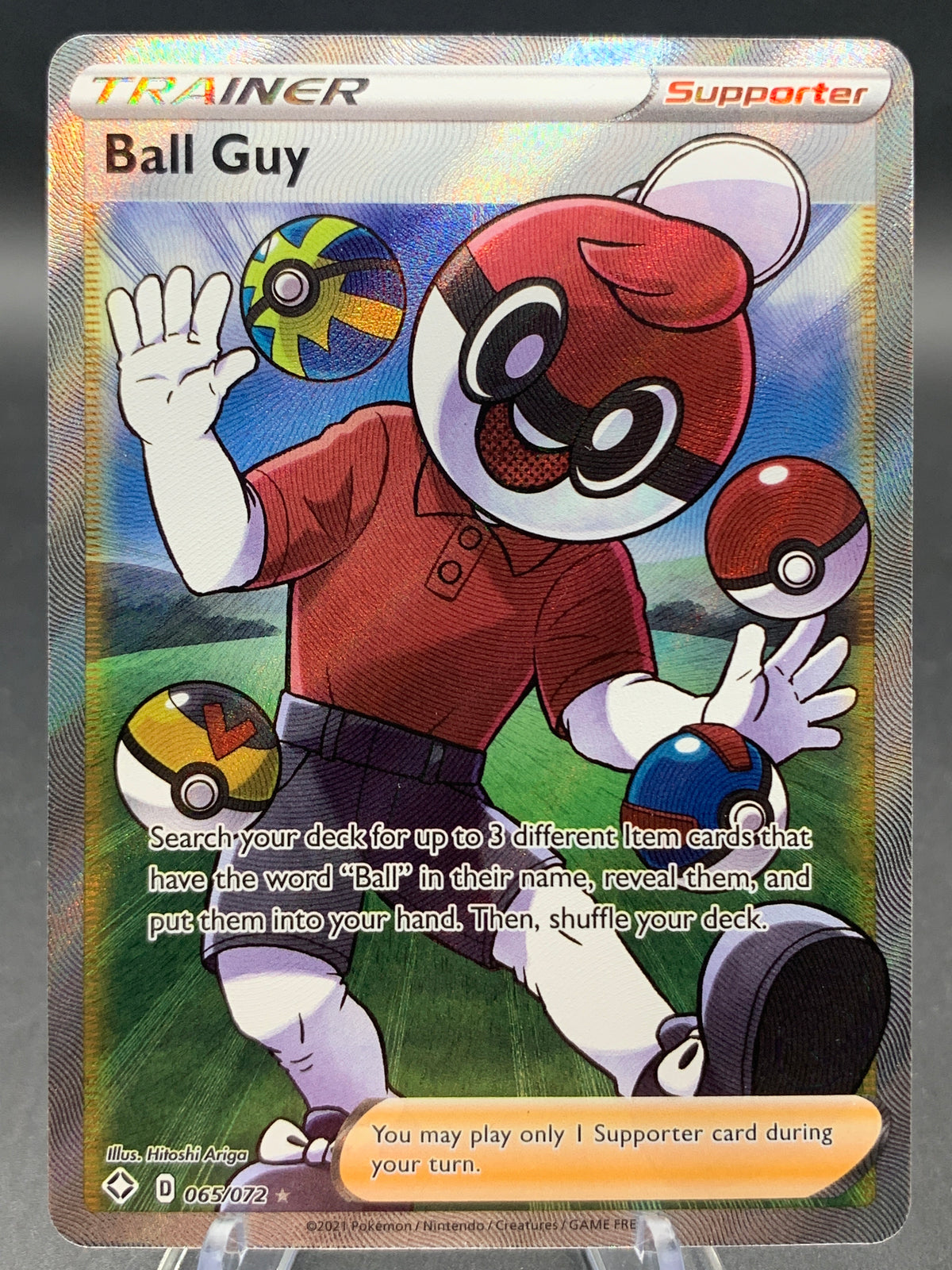 Pokémon TCG: 2021 Ball Guy - 065/072 - SWSH: Shining Fates