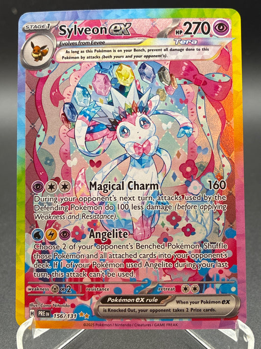 Pokémon TCG: 2024 Sylveon ex 156/131 Prismatic Evolutions