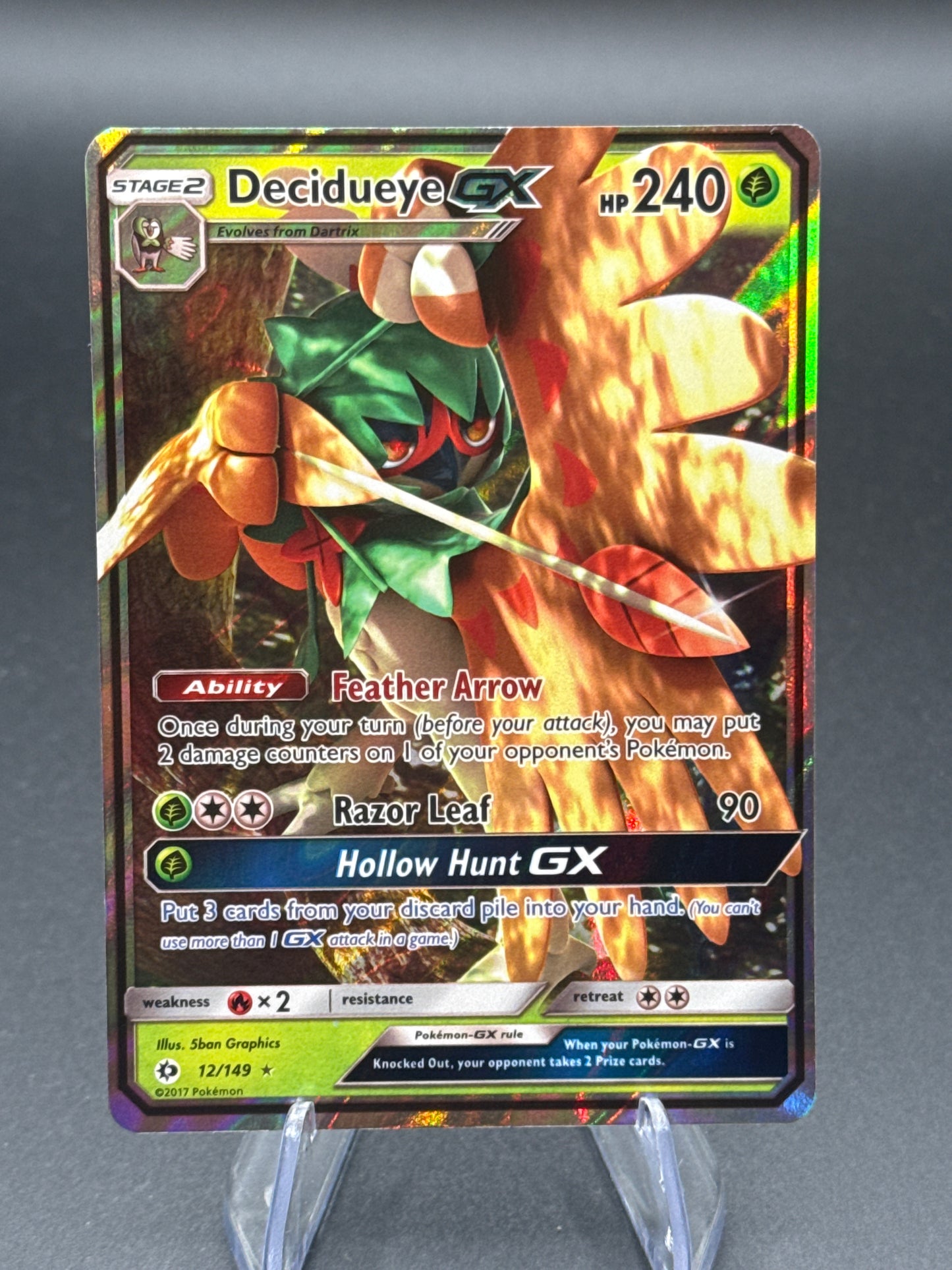 Pokémon TCG: Decidueye GX 12/149 - SM Base Set