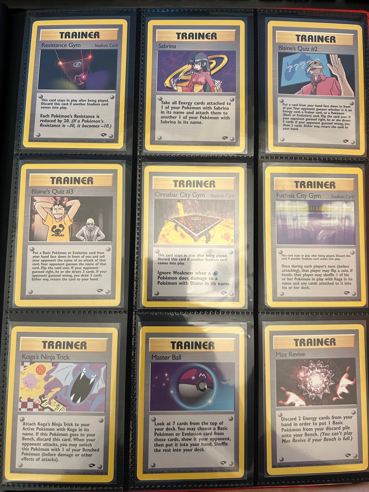 Pokémon TCG: Complete Gym Challenge Full Set - NM/LP