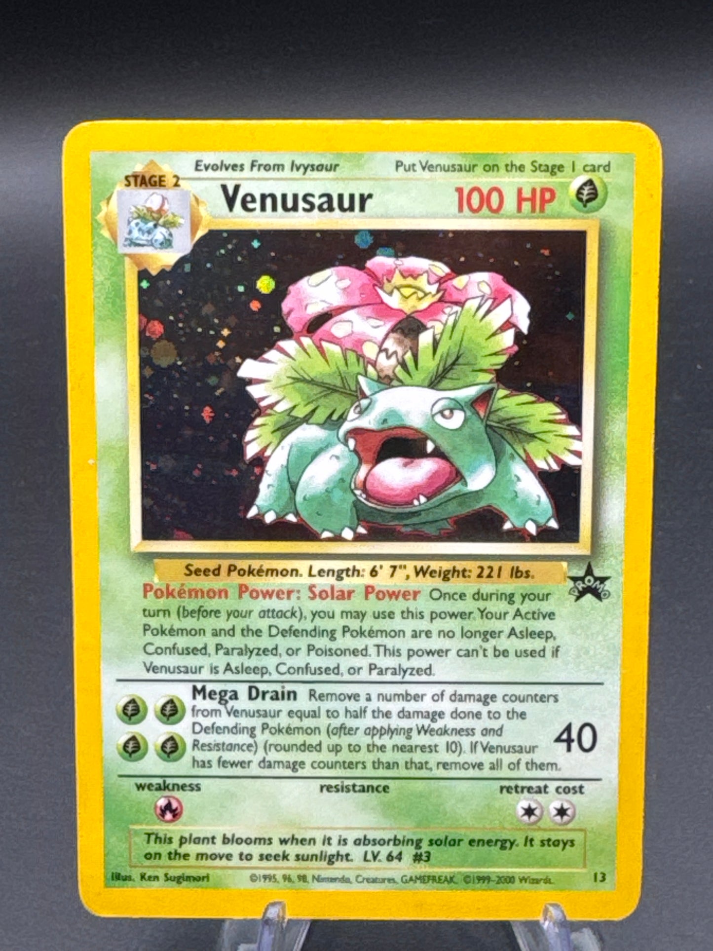 Pokémon TCG: Venusaur #13 WoTC Promo MP