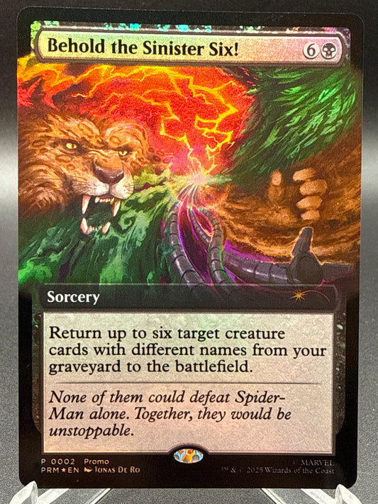MTG TCG: Behold the Sinister Six! - P 0002 - PRM: Unique and Miscellaneous Promos
