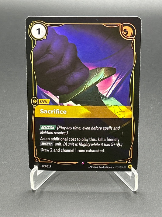 Riftbound TCG: 2026 - Sacrifice 173/219 - Unleashed