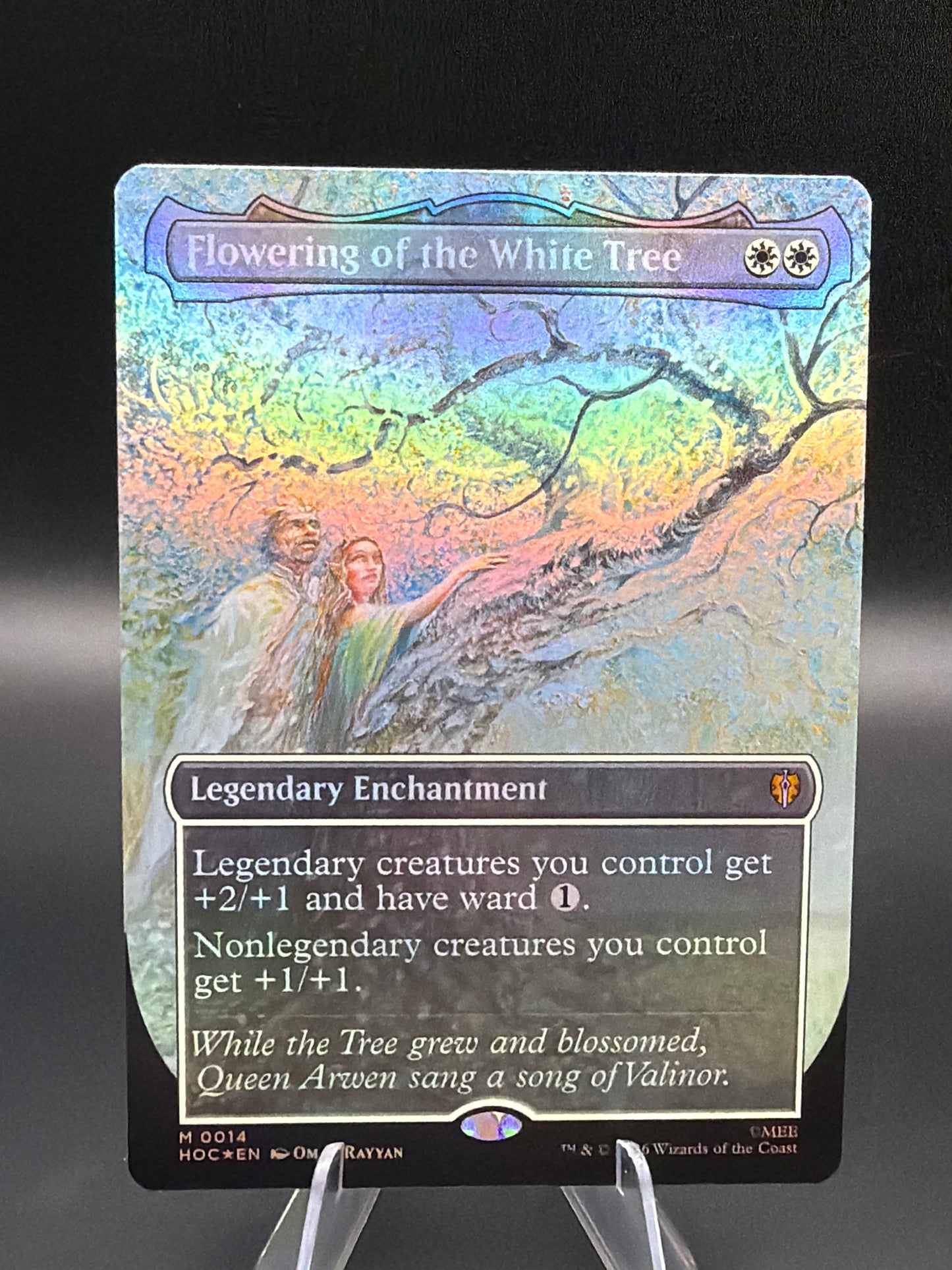 Magic The Gathering: 2026 Flowering of the White Tree (Borderless Foil) - The Hobbit: Eternal-Legal (HOC)