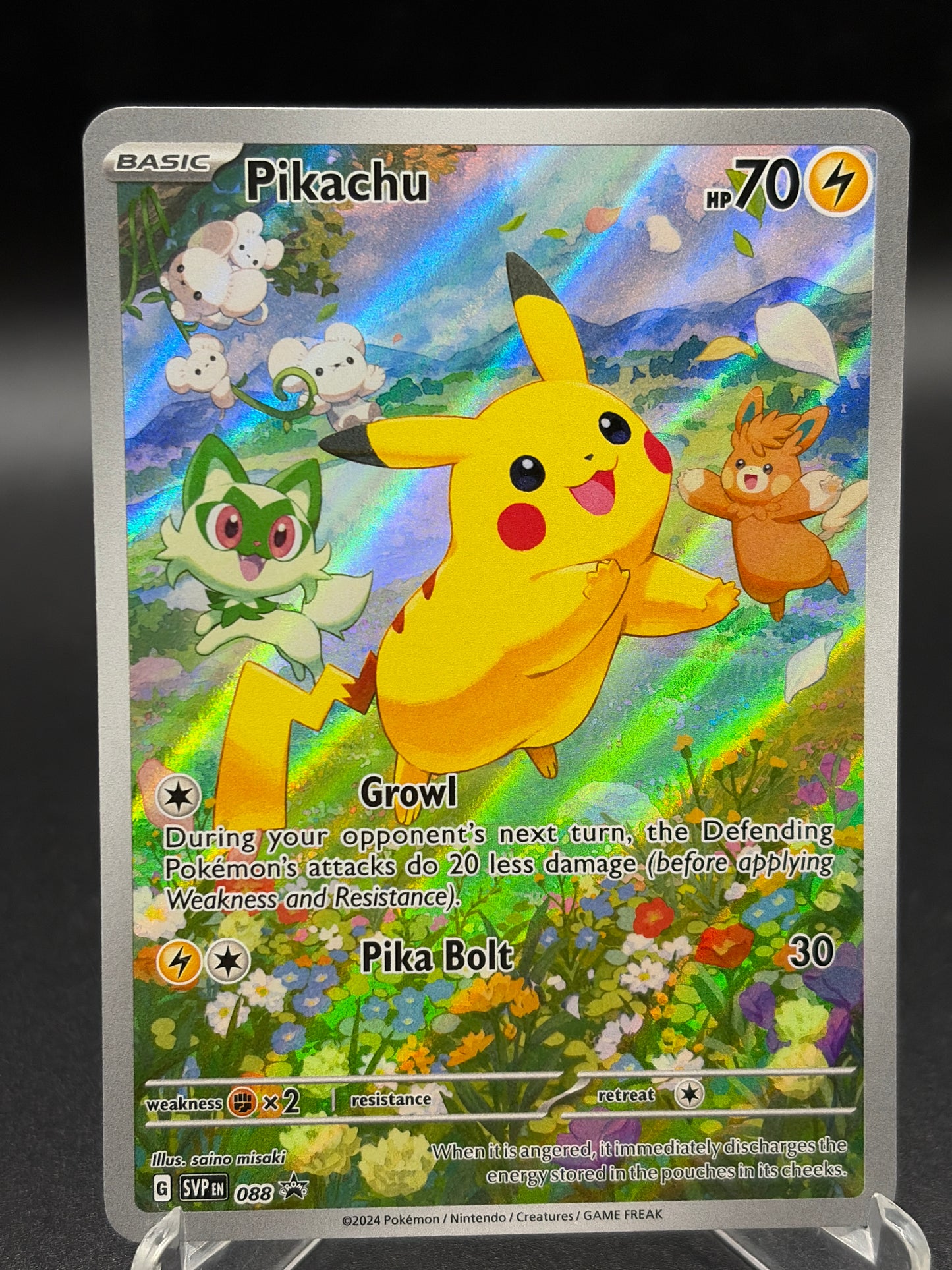 Pokémon TCG: 2024 Pikachu - #088 - SV: Scarlet & Violet Promos