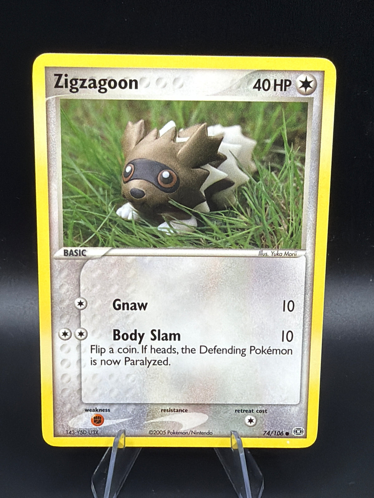 Pokémon TCG: 2005 Zigzagoon 74/106 Emerald