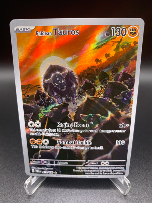 Pokémon TCG: 2023 Paldean Tauros 218/193 Paldea Evolved