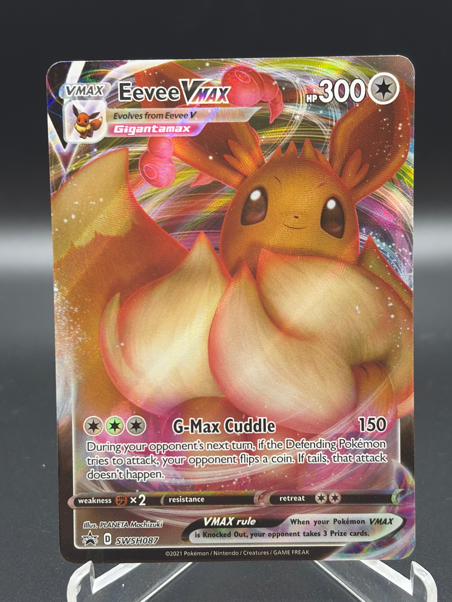 Pokémon TCG: 2021 Eevee VMAX - SWSH087 - SWSH: Shining Fates ETB Promo