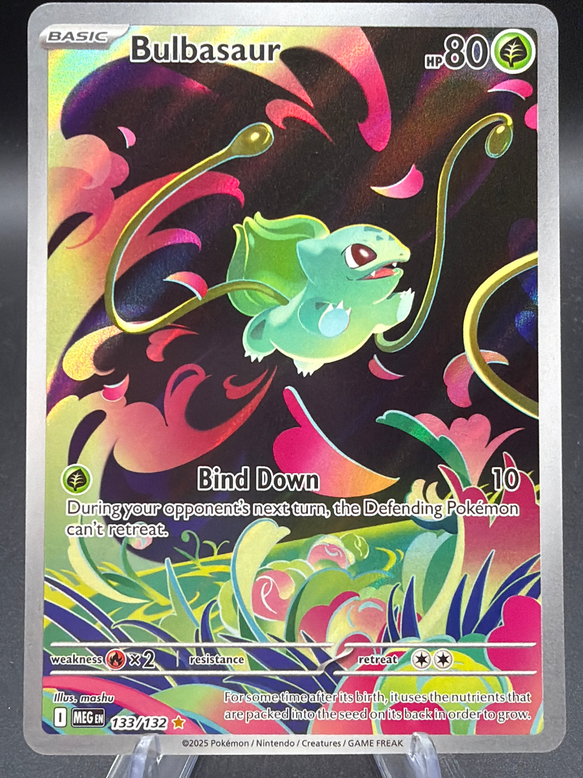 Pokémon TCG: 2025 Bulbasaur - 133/132 - MEG: Mega Evolution