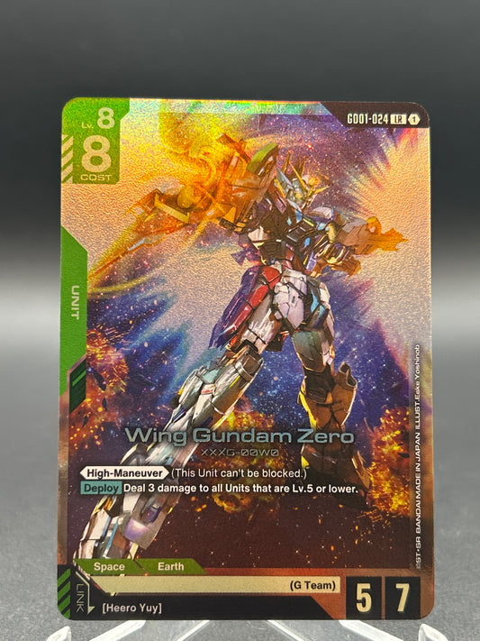 Gundam TCG: Wing Gundam Zero - LR Newtype Rising - (GD01-024) (NM)