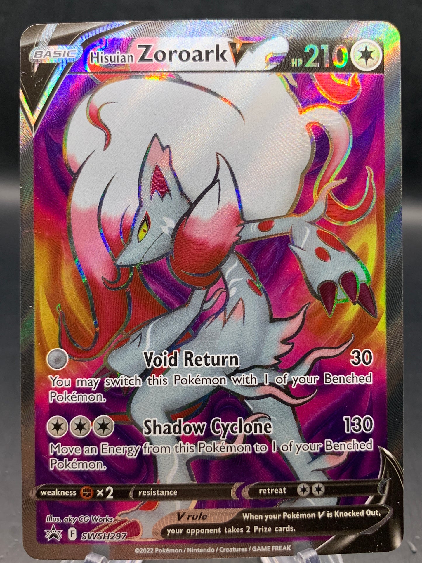 Pokémon TCG: 2022 Hisuian Zoroark V - SWSH297 - SWSH: Sword & Shield Promos