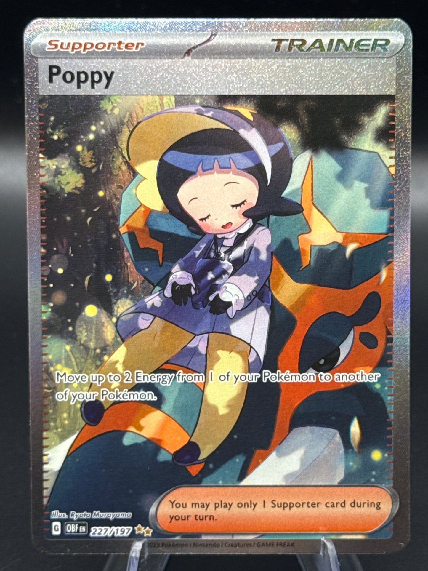 Pokémon TCG: 2023 Poppy 227/197 SV: Obsidian Flames